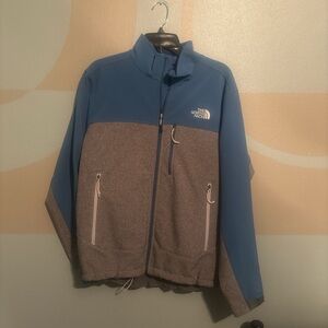 The North Face Men's Blue and Gray Performance Jacket